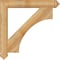 Ekena Millwork Westlake Arts & Crafts Rough Sawn Bracket, Western Red Cedar, 4"W x 32"D x 32"H BKT04X32X32WTL03RWR - alternate 3
